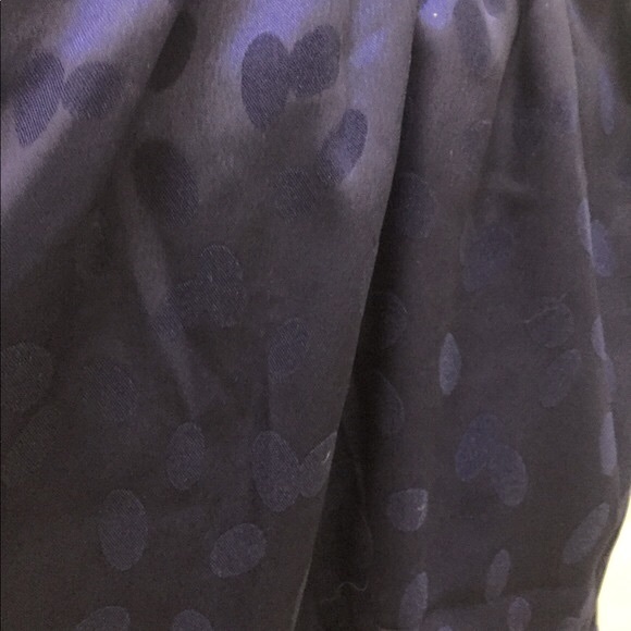 ECI cobalt geometric ruffle blouse - Picture 4 of 6